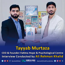 Interview appearance with Tayyab Murtaza, CEO and Founder of Fatima Hope & Psychological Centre