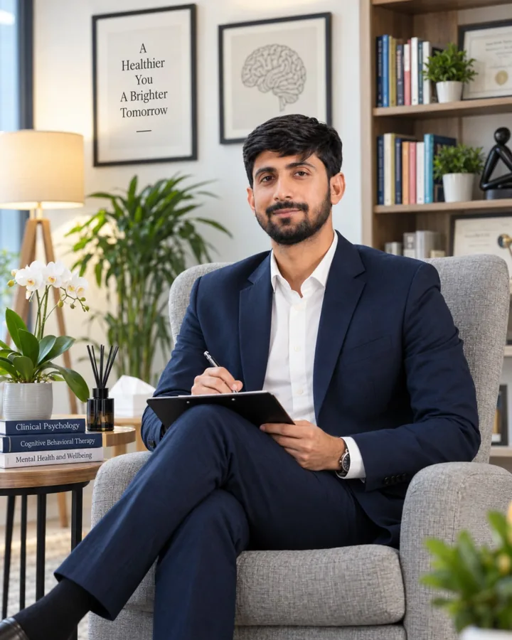 Tayyab Murtaza in his consultation room